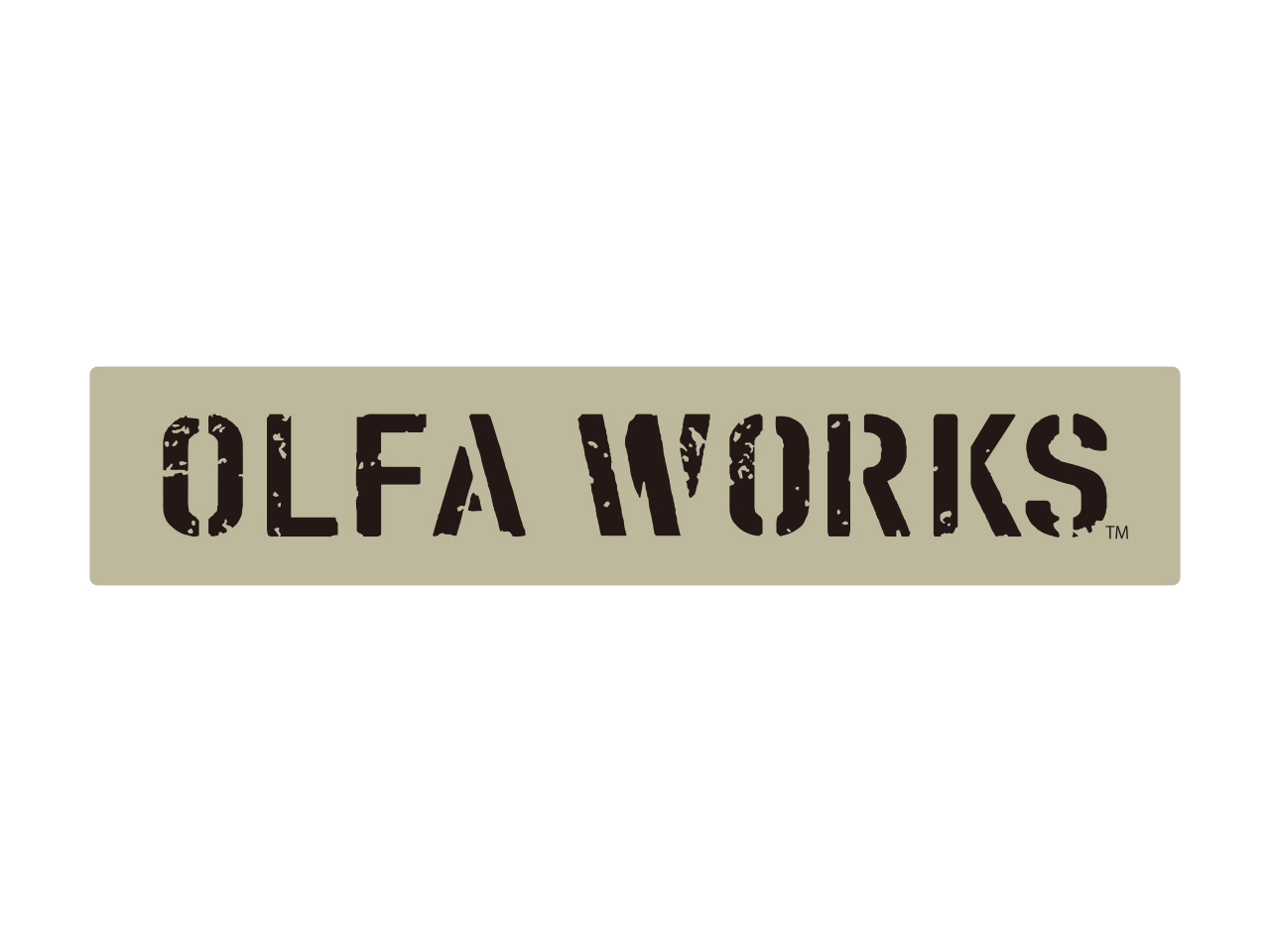 OLFA WORKSマットステッカー